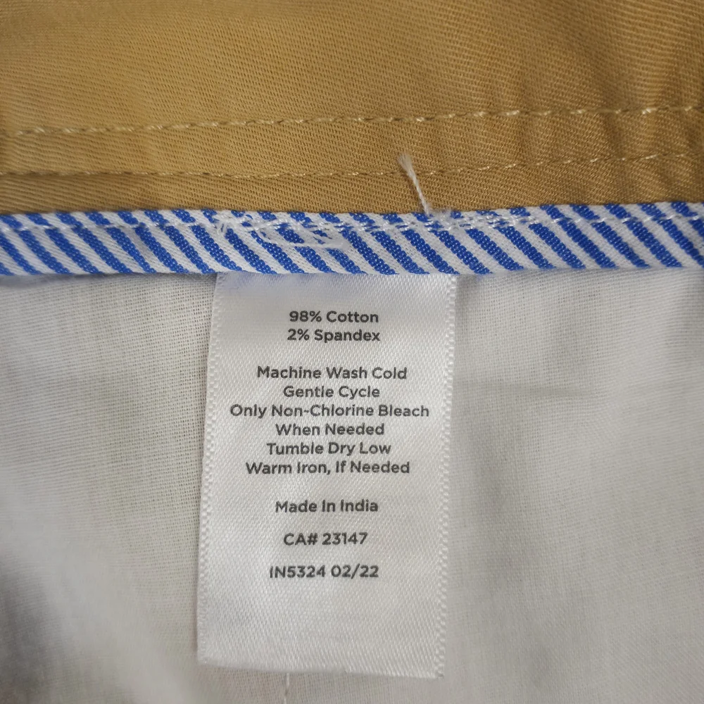 Talbots Women's  Straight Relaxed Chinos in Khakis Pants Size 12p - Picture 5 of 16